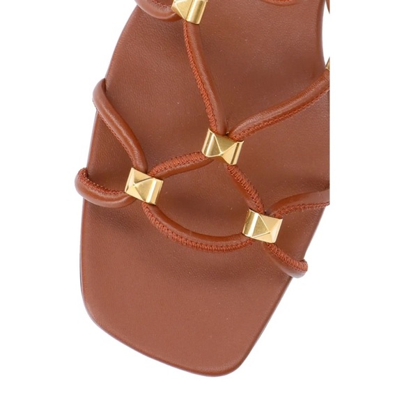 Valentino Garavani
Brown 'rockstud Net' Flat Sandal - Picture 3 of 11